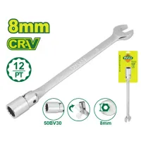 Համակցված և ճկուն վարդակով բանալի 160 մմ (Չափս՝ 8 մմ) DTTH1E08