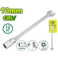 Համակցված և ճկուն վարդակով բանալի 160 մմ (Չափս՝ 10 մմ) DTTH1E10