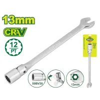 Համակցված և ճկուն վարդակով բանալի 207 մմ (Չափս՝ 13 մմ) DTTH1E13