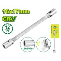 Երկկողմանի ճկուն վարդակով բանալի 255 մմ (Չափս՝ 16x17 մմ) DTTH2E05