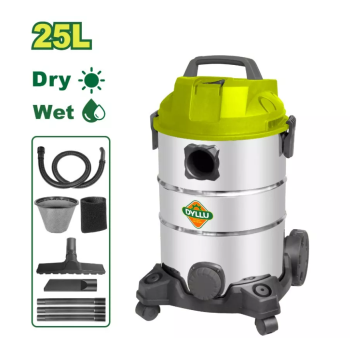 DYLLU - Փոշեկուլ  1200 Վտ (Իրան Պլաստմաս/չժանգոտվող պողպատ)  25լ  DTVR4A25 - DTVR4A25 - Փոշեկուլներ