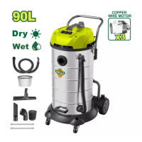 Փոշեկուլ   3X - 1200 Վտ  (Իրան Պլաստմաս/չժանգոտվող պողպատ)  90լ  DTVR5A90 