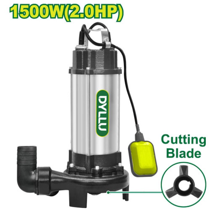 DYLLU - Կեղտաջրերի սուզվող  պոմպ 1500 Վտ DTWPWA05 - DTWPWA05 - Ջրի պոմպեր