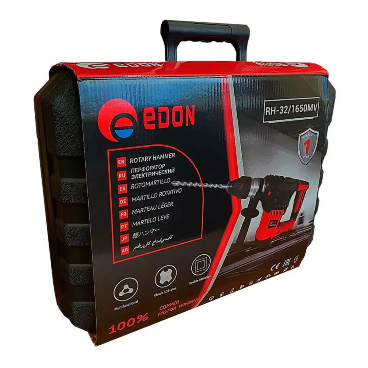 Edon RH-32/1650MV 1650 Վտ SDS-Plus էլեկտրական պերֆերատոր