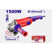 Անկյունային Հղկող Մեքենա Emtop EAGR15053 – Բալգարկա 1500Վտ, 125մմ սկավառակի տրամագիծ