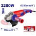 EMTOP  - Անկյունային Հղկող Մեքենա Emtop EAGR22093 – Բալգարկա 2200Վտ, 230մմ սկավառակի տրամագիծ - EAGR22093 - ԱՀՄ (Բալգարկաներ)