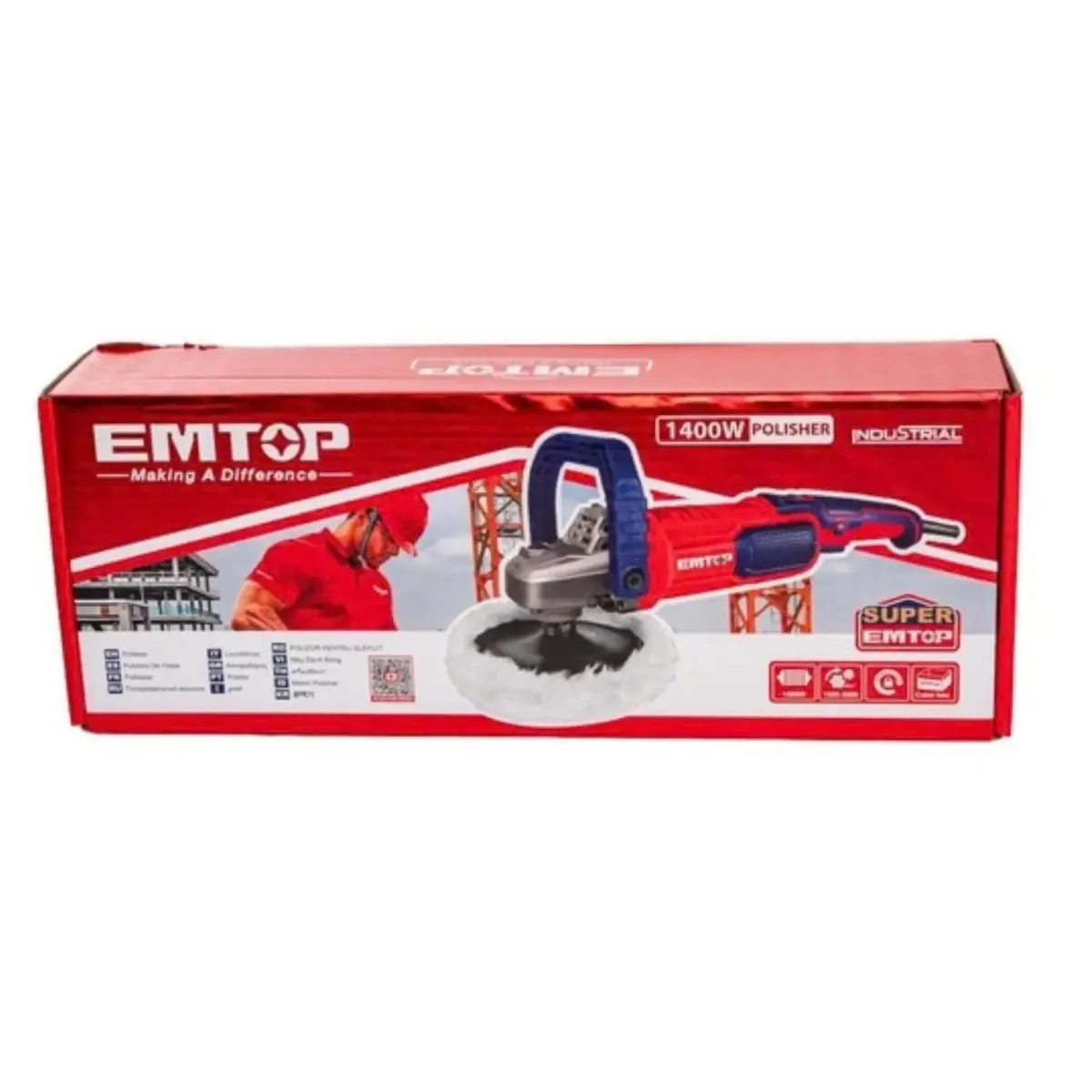 EMTOP EAPR1402 փայլեցնող սարքի հիմնական տեսքը
