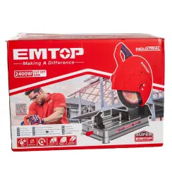 Մետաղ կտրող մոնտաժային սղոց EMTOP ECFS35528, 2400 Վտ, 355 մմ