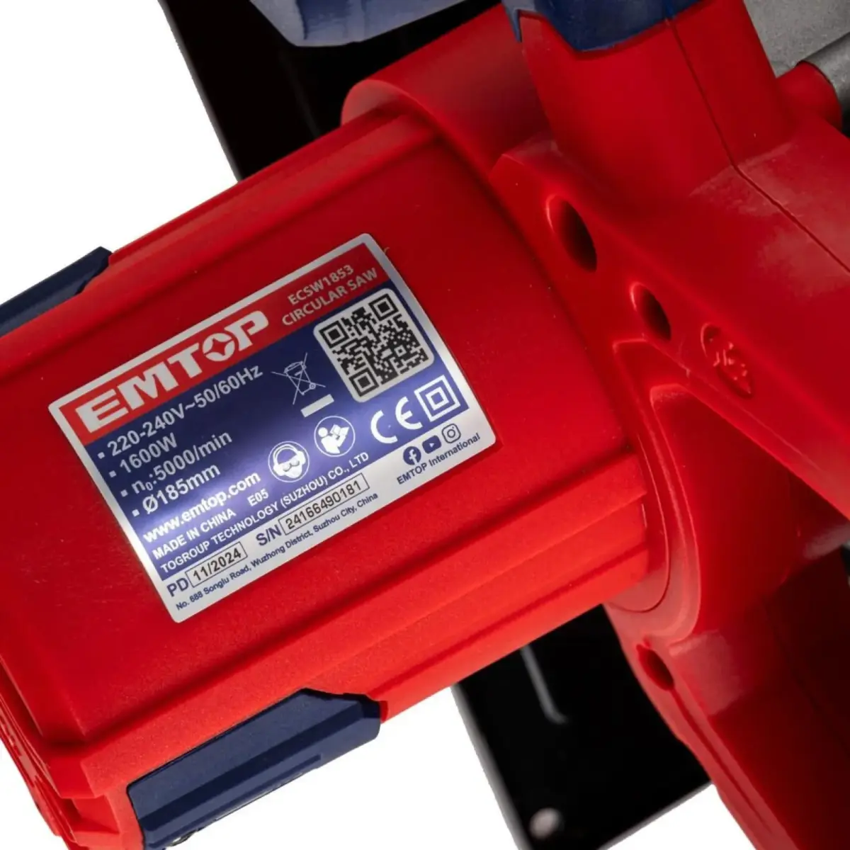 EMTOP ECSW1853 circular saw