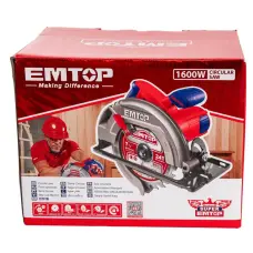 EMTOP ECSW1853 circular saw, 1600 W, 185 mm
