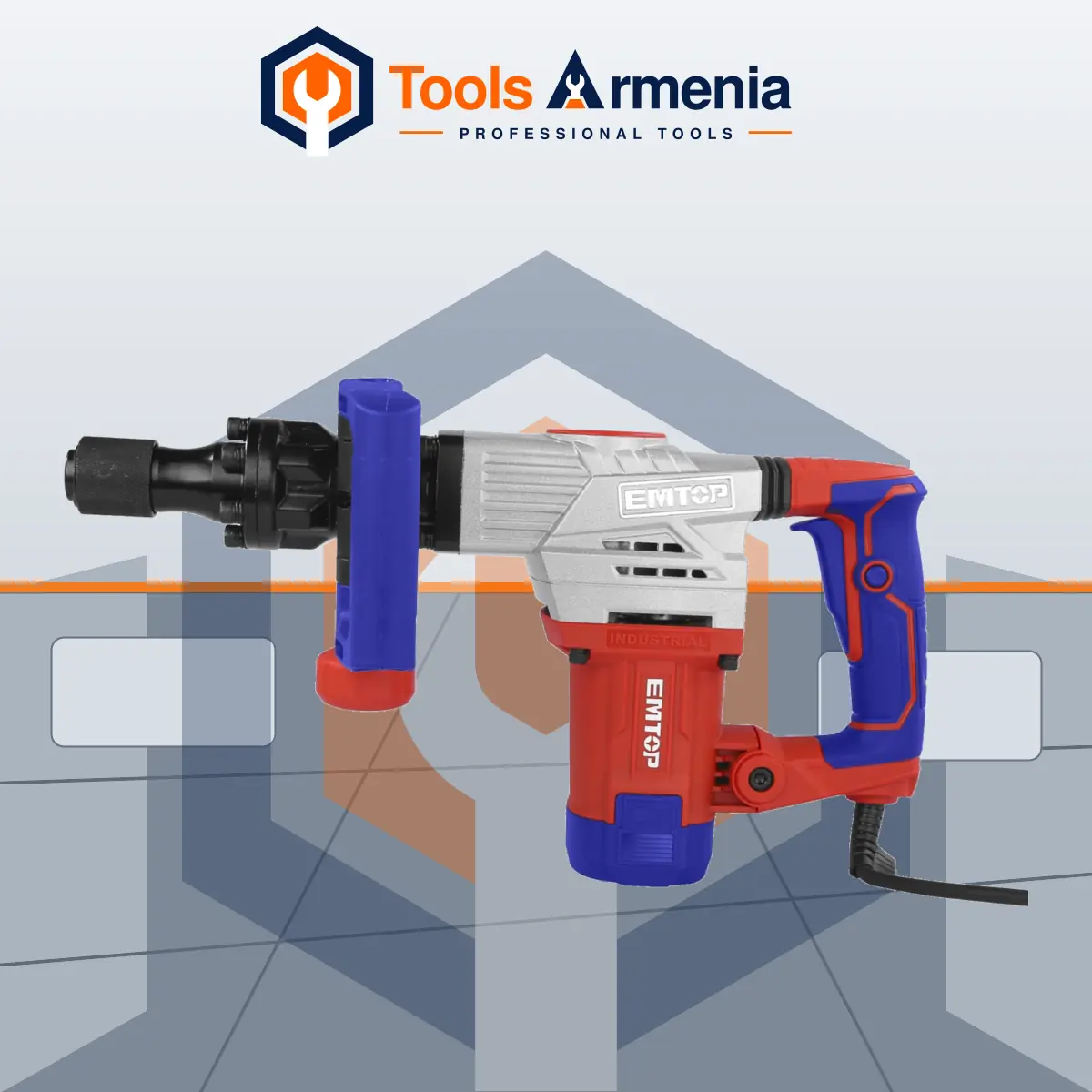 Հարվածային մուրճ 1300 Վտ, 20 Ջ EMTOP EDBRH1301