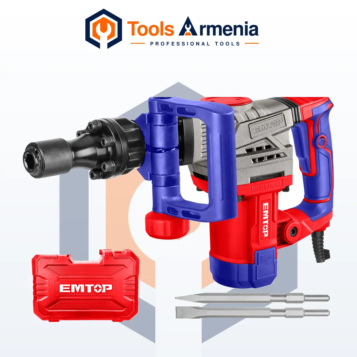 Հարվածային մուրճ 1300 Վտ, 20 Ջ EMTOP EDBRH1301
