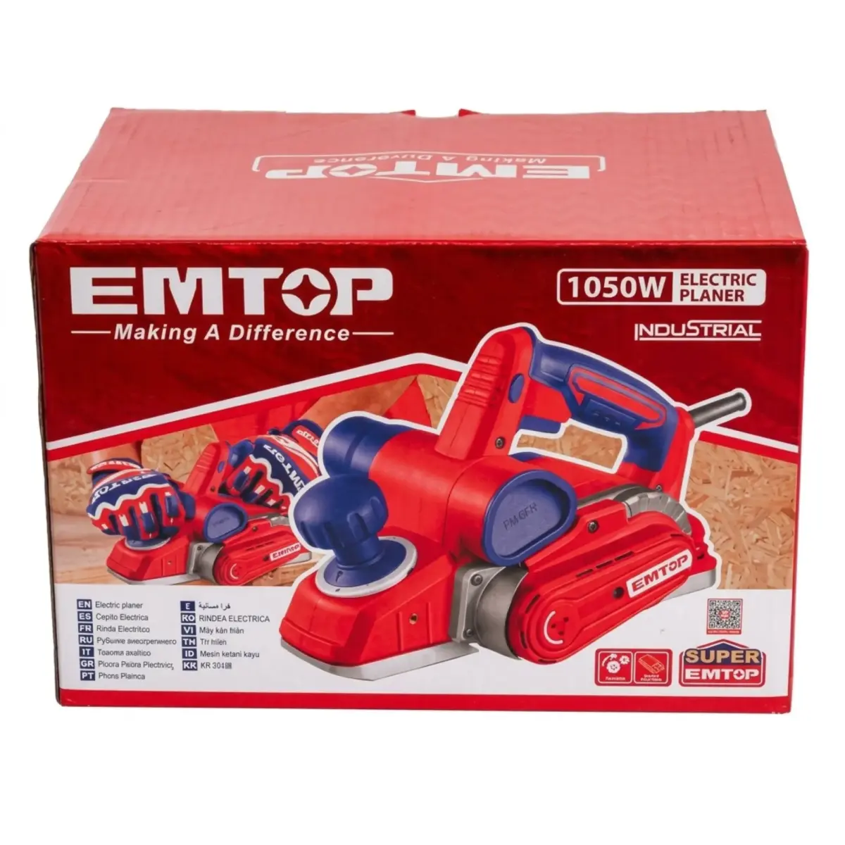 Электрорубанок EMTOP EECR1051
