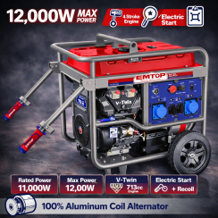 Բենզինային գեներատոր (մեկնարկիչով) 12000 Վտ EMTOP EGGRD15011