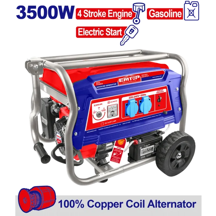 EMTOP EGGRD3511 բենզինային գեներատոր 3.5 կՎտ 220 Վ