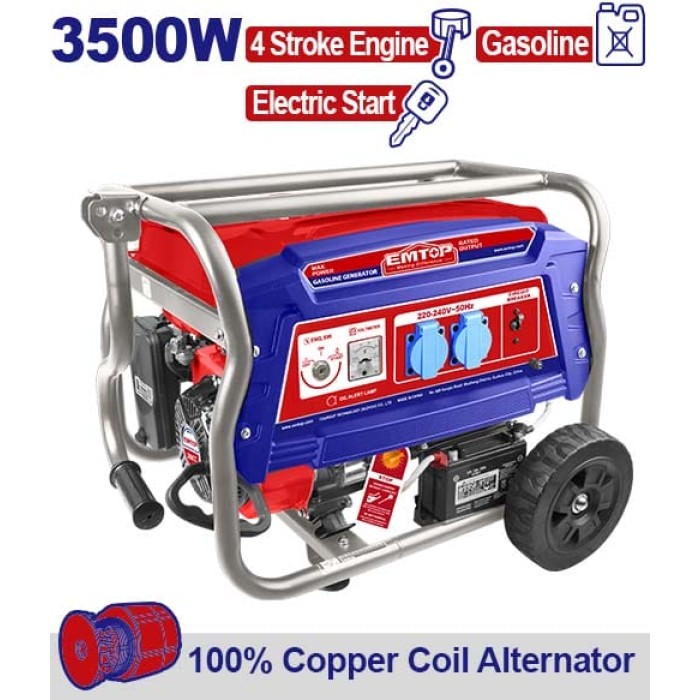 EMTOP EGGRD3511 բենզինային գեներատոր 3.5 կՎտ 220 Վ
