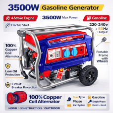 Բենզինային գեներատոր (մեկնարկիչով) 3500 Վտ EMTOP EGGRD3511