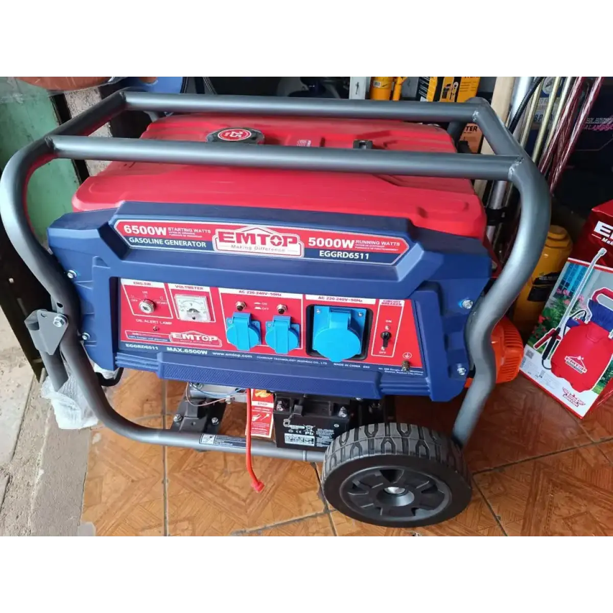 EMTOP EGGRD6511 բենզինային գեներատոր 6.5 կՎտ 220 Վ