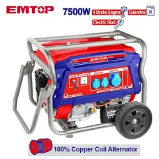 Բենզինային գեներատոր (մեկնարկիչով) 7500 Վտ EMTOP EGGRD7511