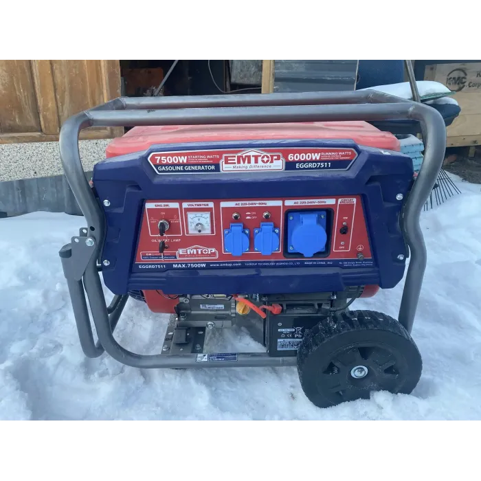 EMTOP EGGRD7511 բենզինային գեներատոր 7․5 կՎտ 220 Վ