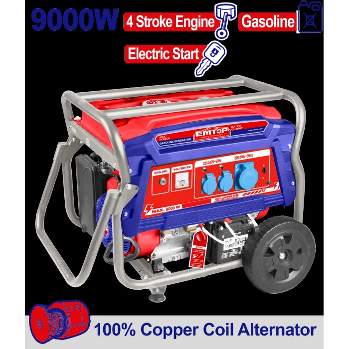 EMTOP EGGRD9011 բենզինային գեներատոր 9 կՎտ 220 Վ