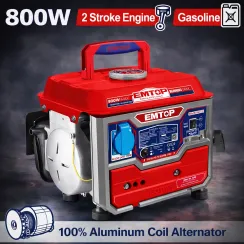 Բենզինային գեներատոր 800 Վտ EMTOP EGGRR0821