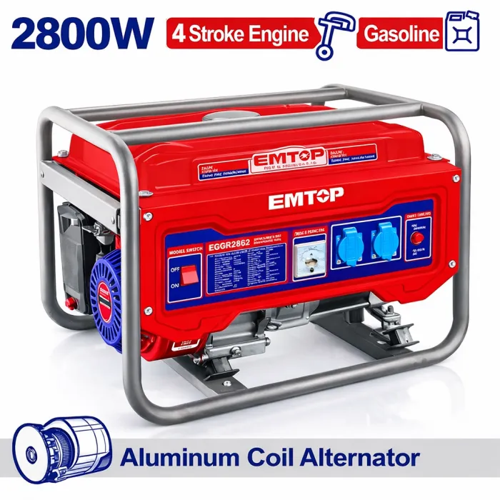 EMTOP EGGRR2822 բենզինային գեներատոր 2.8 կՎտ 220 Վ