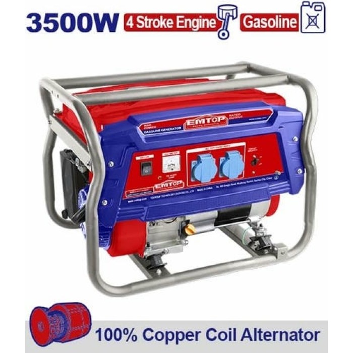 EMTOP EGGRR3511 բենզինային գեներատոր 3.5 կՎտ 220 Վ