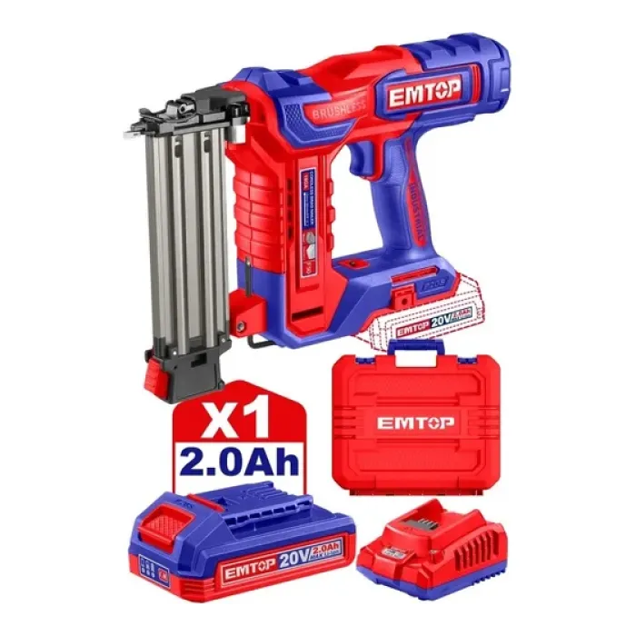 Անլար մեխման ատրճանակ 20V EMTOP ELBNLI5008