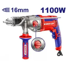 EMTOP EMDL21101 1100W corded impact drill