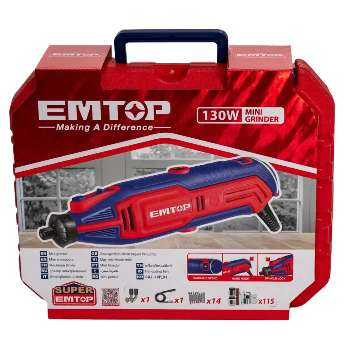 EMTOP EMGK1301 rotary multitool