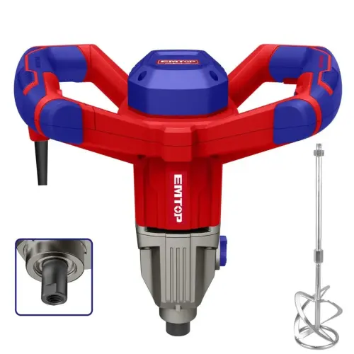 EMTOP EMXR14001 շինարարական խառնիչ՝ 1400 Վտ, 120 մմ
