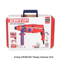 Էլեկտրական հորատիչ (Պերֆերատոր) 800 Վտ /SDS plus/2.5 ջ/ EMTOP ERHRL801