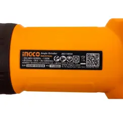 Անկյունային հղկող մեքենա 1100 Վտ, 125 մմ — INGCO AG110028