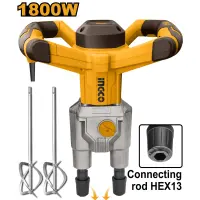 INGCO MX218008 շինարարական խառնիչ՝ 1800 Վտ, 120 մմ