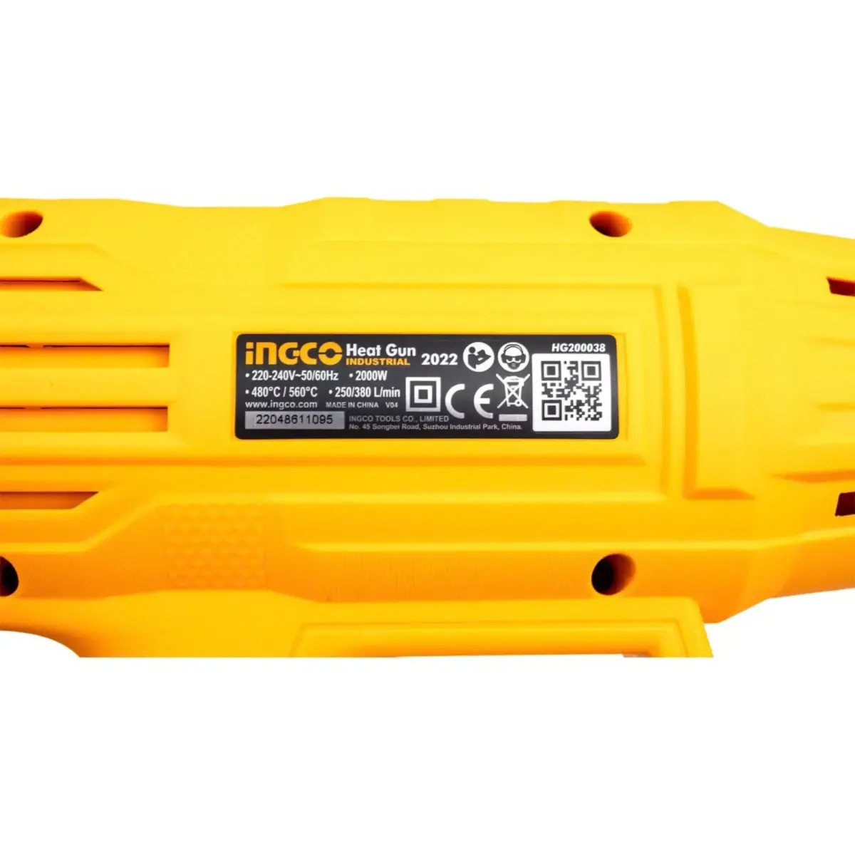INGCO HG200038 տեխնիկական ֆեն