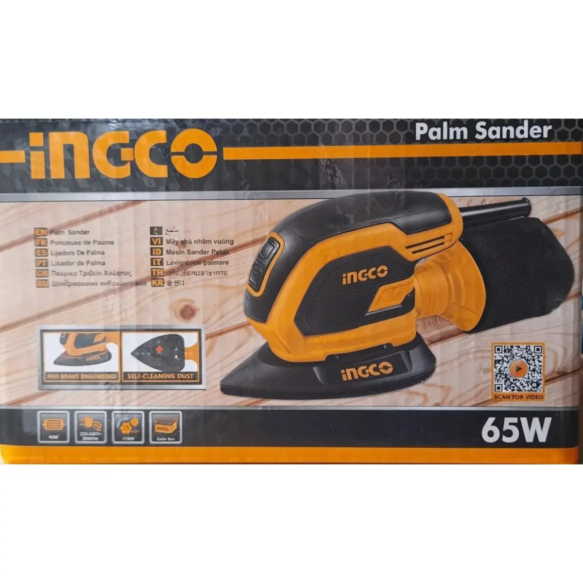 INGCO MS6505 compact delta sander