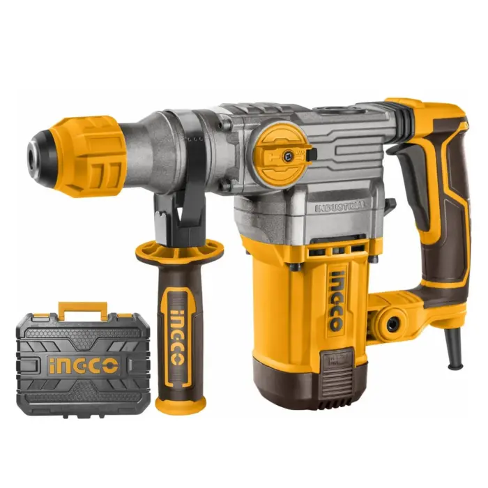 Перфоратор INGCO RH150038 1500 Вт SDS-Plus с энергией удара 5,5 Дж