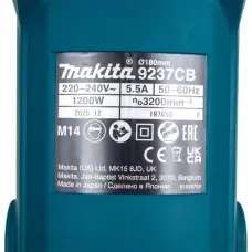 Makita 9237CB polisher — 1200 W, 180 mm