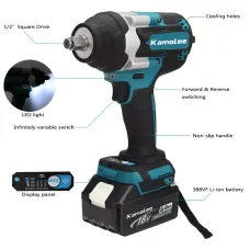 Մարտկոցային Հարվածային գայկավյորտ 18 Վ / 700 Նմ / Անխոզանակ շարժիչ/ 1/2 դյույմ / Makita DTW700