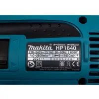 Makita HP1640 corded hammer drill — 680 W, 13 mm