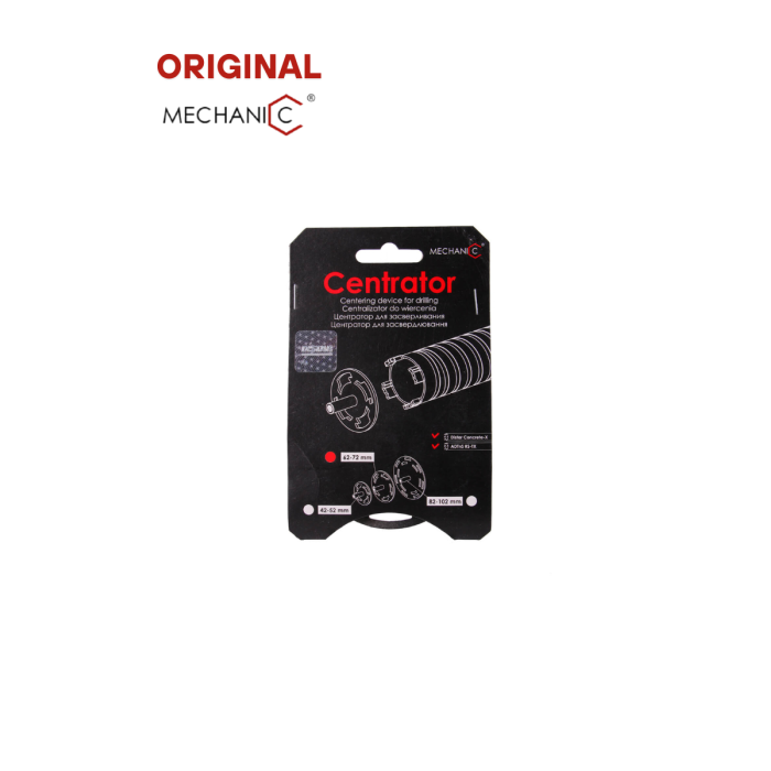 MechaniC - Կենտրոնացուցիչ(Ցենտրատոր) հորատման համար Mechanic Centrator RS/RM-TX 62/72 71419031030 - 71419031030 - Մաշվող Պարագաներ