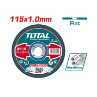 Диск отрезной по металлу 115x1.0x22.2 мм TOTAL TAC2101151