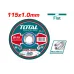 Диск отрезной по металлу 115x1.0x22.2 мм TOTAL TAC2101151