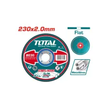 Диск отрезной по металлу 230x2x22.2 мм TOTAL TAC2202301