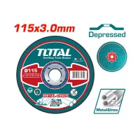 Металлический шлифовальный диск 115x3,0x22,2 мм TOTAL TAC2211152