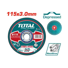 Металлический шлифовальный диск 115x3,0x22,2 мм TOTAL TAC2211152