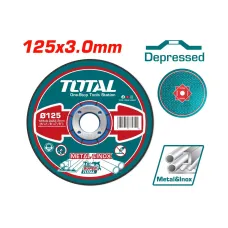 Металлический шлифовальный диск 125x3,0x22,2 мм TOTAL TAC2211251