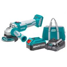 Cordless angle grinder/20 V/4A /115mm/Brushless Motor/INDUSTRIAL