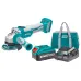 TotalTools - Cordless angle grinder/20 V/4A /115mm/Brushless Motor/INDUSTRIAL - TAGLI11522 - Angle grinder